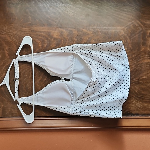 Polka-dot Swim Suit Top - Picture 3 of 5